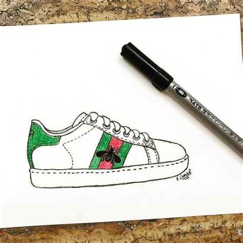 gucci drawing shoes|real gucci shoes.